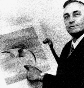 Kenneth Arnold Drawing of UFO