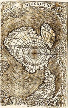 Oronteus Fineaus Antarctica Maps