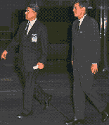Wernher Von Braun and President Kennedy